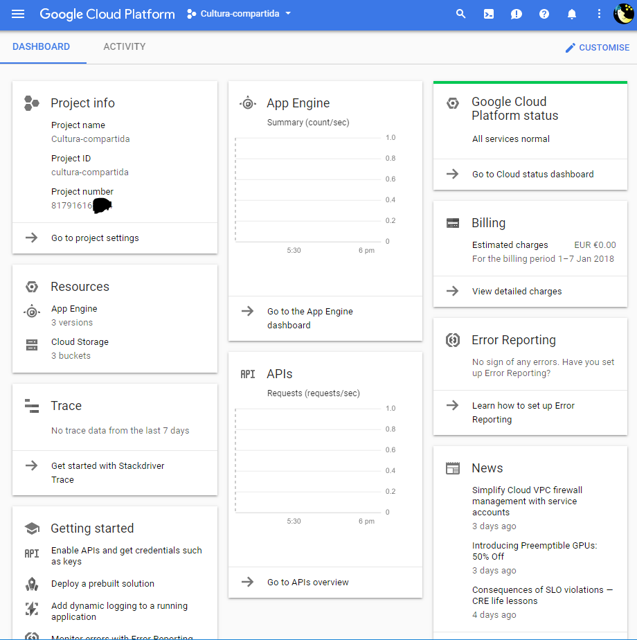 Google Cloud PaaS Mobile Backend