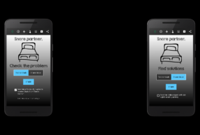 Snore Partner: App per dos tipus d'usuaris